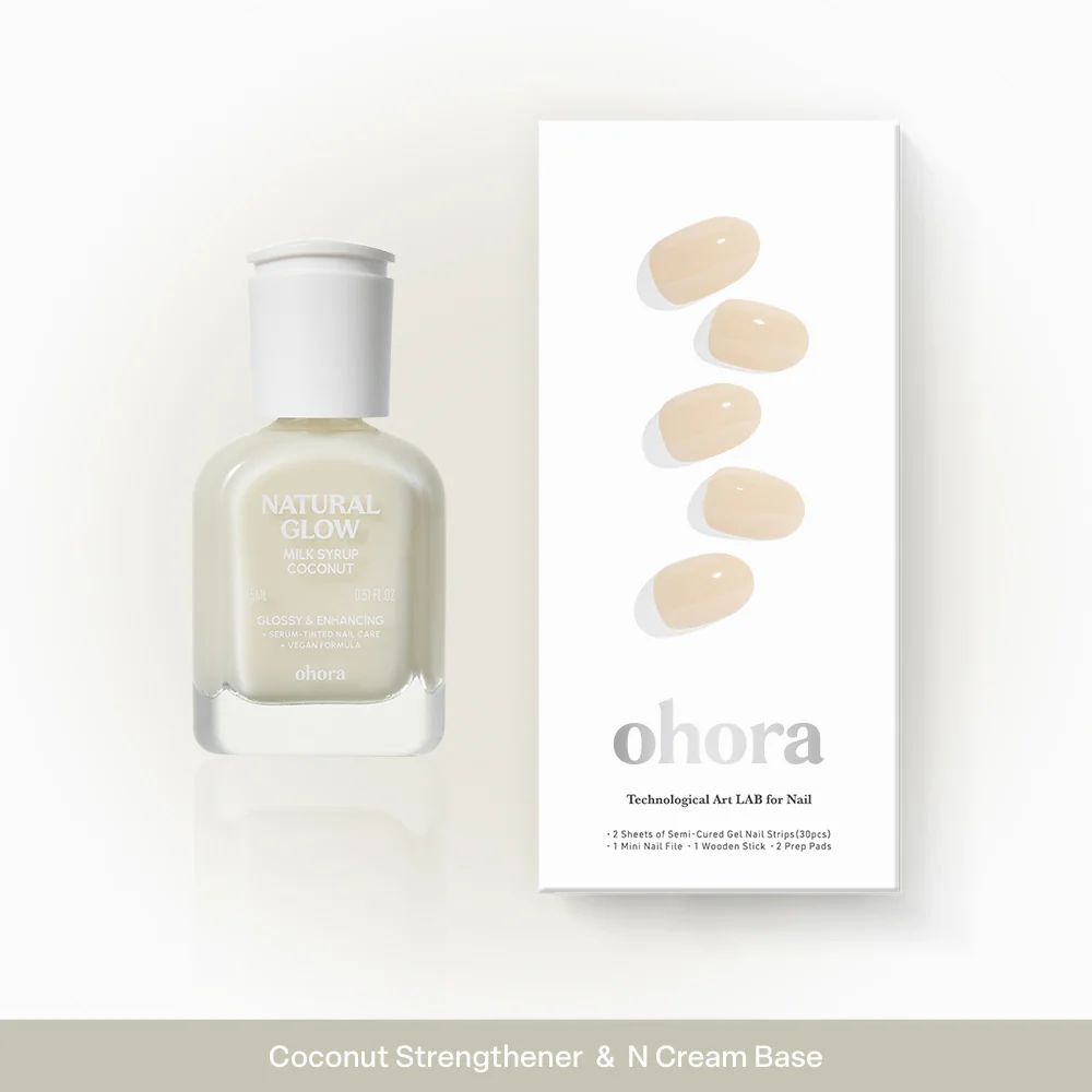[5% OFF - Strengthener x Nail] Coconut & Cream Base